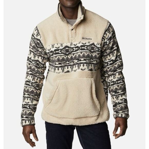 Columbia Size S Rugged Ridge Sherpa Pullover Jacket Outdoors Gorpcore Unisex - Picture 1 of 6